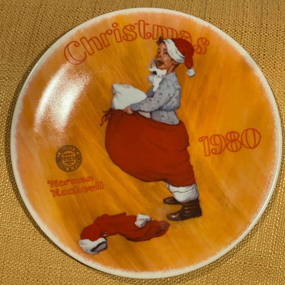 Knowles Limited Edition Plate - Scotty Plays Santa